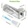 iMountek "4Pcs Humane Live Mouse Trap - Reusable Rat Rodent Catch & Release Cage, Safe for Family & Pets" white - 3 of 4