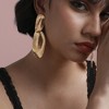SOHI Women's Oblong Drop Earrings - 3 of 4