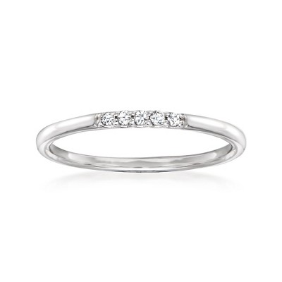 Pure Collection by Ross-Simons Diamond-Accented Ring in Sterling Silver