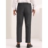 Lars Amadeus Men's Double Pleated Solid Color Slim Fit Dress Pants - 3 of 4