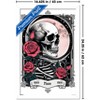 Trends International Tabz Jones - Skull and Roses Tarot Moon Framed Wall Poster Prints - 3 of 4