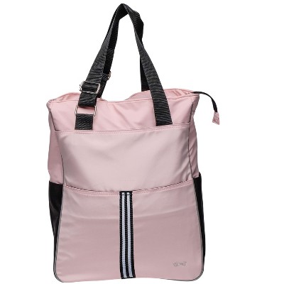 Glove It Tennis Tote Bag, Tennis Bag for Women, Ladies Sports Shoulder Bag, Large Tote with 6 Pockets, fits 2 Rackets - Fore Ever Pink