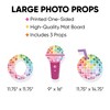 Big Dot of Happiness Disco Ball - Microphone and Drink Decorations - Groovy Hippie Party Large Photo Props - 3 Pc - 3 of 4