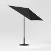 6' Square Outdoor Patio Market Umbrella with Black Pole - Threshold™ - 3 of 4
