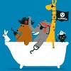 Boy's Design By Humans The pirate ship By radiomode T-Shirt - 2 of 3