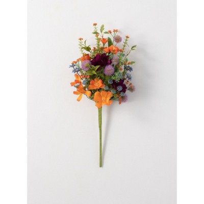 Sullivans Artificial Dahlia Mix Bush 22"H Green