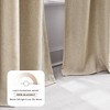 52"x84" Lush Decor Meena Slub 100% Blackout Window Curtain Panels Neutral Pair - 3 of 4