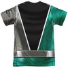 Popfunk Power Rangers Dino Fury Green Ranger Front-Back Print Adult Sublimated Costume T-Shirt - 2 of 4