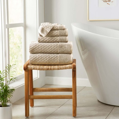 Jcpenney home quick dri textured solid bath towels sale