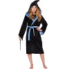 Harry Potter Hogwarts Houses Girl's Plush Robe - 4 of 4