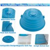 5 Star Super Deals 2 Collapsible Magnetic Silicone Microwave Cover Lid Anti Splatter Shield Guard Moisture Lock Dishwasher Safe Reheating & Steaming - 2 of 4