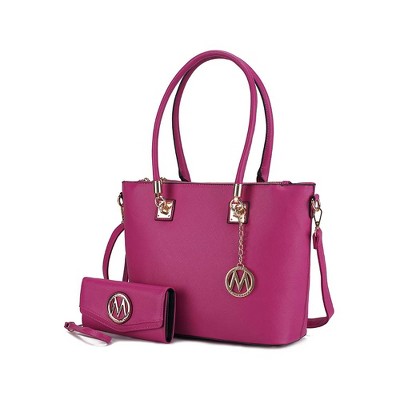 MKF Collection Vanessa Women's Fashion Tote & Wallet Set Handbag by Mia K