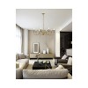 Elegant Lighting Rohan 42 inch chandelier in Satin Gold - 2 of 4