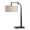 Mid-Century Modern Style with Swing Arm Feature Table Lamp Bronze - StyleCraft: Adjustable, Steel & Linen - image 2 of 4