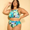 Women's Tropical Pique High Waist Full Coverage Bikini Bottom - Shade & Shore™ Multi - 3 of 3