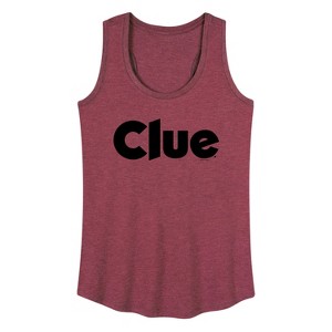 Women's - Clue - Clue Logo Graphic Racerback Tank - 1 of 4