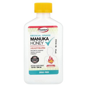ManukaGuard Medical Grade Manuka Honey, Natural Lemon Peach, 6.8 oz (200 ml) - 1 of 4