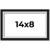 PosterPalooza | Photo Size Flat Silver Picture Frame - UV Acrylic, Foam Board Backing, Hanging Hardware - 2 of 4
