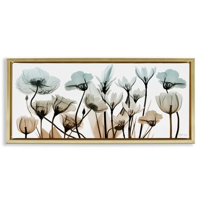 Stupell Industries Mixed Transparent Flowers, 25" x 11"