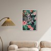 Art Remedy Zebra Hidden in Tropics Tropical Jungle Animals Wall Art Framed - 2 of 4