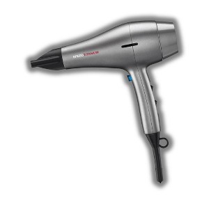 Rusk Pro Speed Titanium & Ionic Hair Dyer | Powerful AC Motor with 6 Speed and Heat Settings for Fast Styling. - (Gray) - 1 of 2