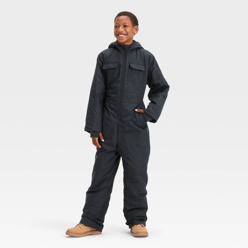 Boys' Solid Snowsuit - All In Motion™ Black XS