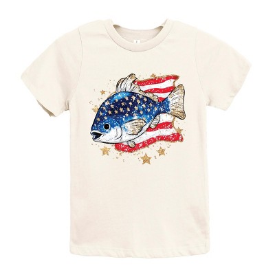 The Juniper Shop Patriotic Fish Youth Short Sleeve Tee