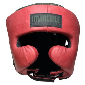 Amber Fight Gear Leather Headgear – Lightweight, Shock-Absorbing & Adjustable for Boxing, MMA, Muay Thai, Sparring & Training. - 1 of 1