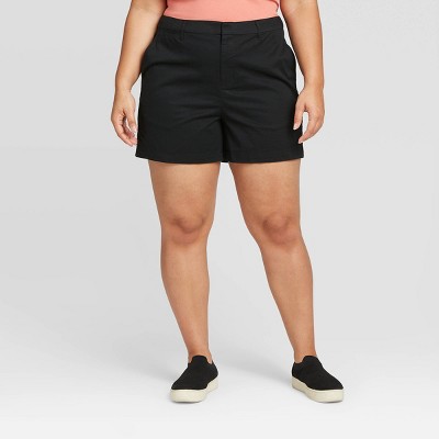 plus size chino shorts