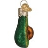 Old World Christmas Blown Glass Mini Ornament for Christmas Tree, Avocado - 2 of 4