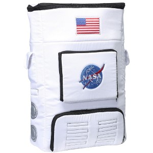HalloweenCostumes.com   Adult's Astronaut Backpack, Black/White - 1 of 4
