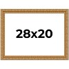 PosterPalooza | Contemporary Gold Picture Frame - UV Acrylic, Backing Board, Hanging Hardware Included - 2 of 4