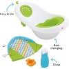 Fisher-Price Baby Bath Tub, 4-in-1 Newborn to Toddler Tub with Bath Toys, Green, Unisex, Plastic - 4 of 4