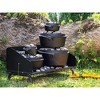 Petromax Outdoor Cooking Table for Dutch Ovens, Steel Camping Cookware Stand with Windbreak and Hooks, Holds Up to 220 Pounds, 17.7" x 35.4" - 4 of 4