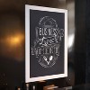 Emma and Oliver Framed Decorative Wall Hanging Chalkboard with Magnetic Surface and Eraser for Weddings, Parties, Showers and More - 4 of 4