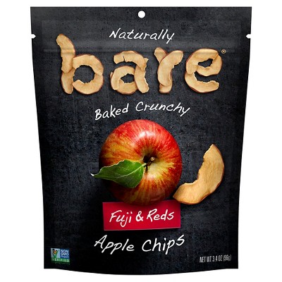 Details about    4 packs Bare Baked Fruit FUJI RED Apple Chips 14oz BBD 12/21/20 