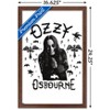 Trends International Ozzy Osbourne - Raven, Bat and Crosses Framed Wall Poster Prints - 3 of 4
