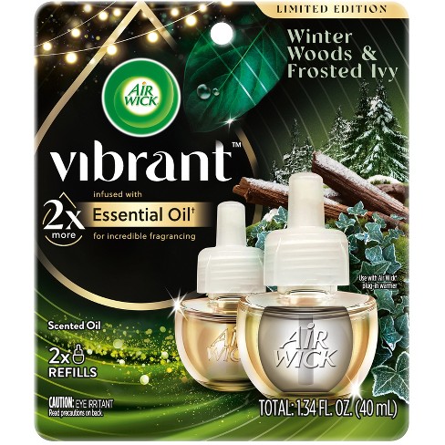 Air Wick Scented Oil Air Freshener - Winter Woods & Frosted Ivy - 1.34 Fl  Oz : Target