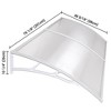 Yescom 80"x40" Dual-Sided Window Awning - 4 of 4