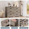 Garvee Modern 6 Drawer Dresser Durable Structure with Deep Drawers, for Home,Office, Living Room - 4 of 4