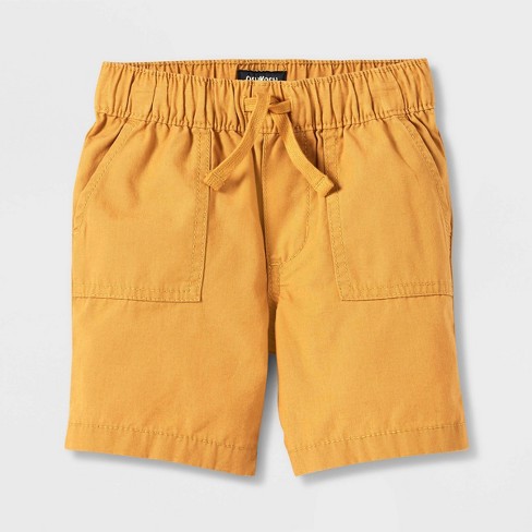 Oshkosh B'gosh Toddler Boys' Woven Pull-on Shorts - Gold 12m : Target