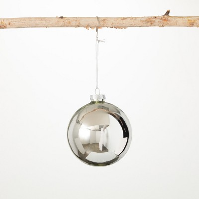 Classic Silver Ball Ornament Silver 4