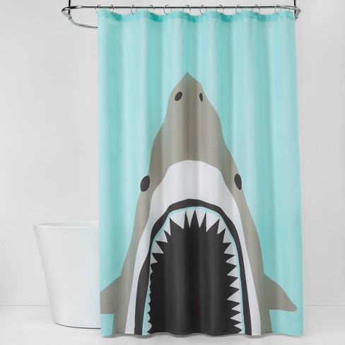 shark shower curtain rings