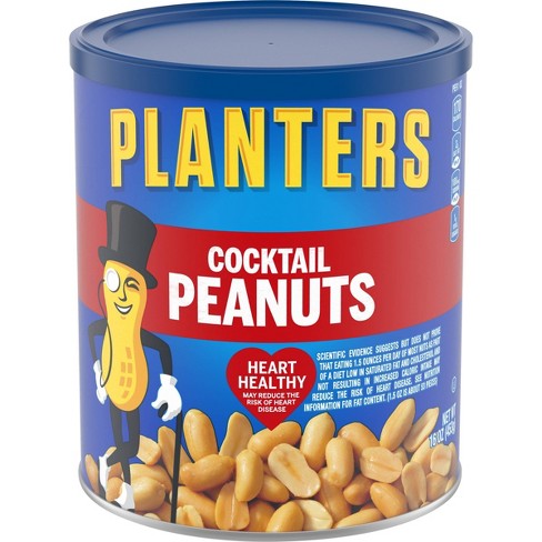 Planters Heart Healthy Cocktail Peanuts - 16oz - image 1 of 4
