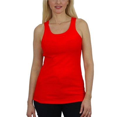 Galaxy By Harvic Women's Loose Fit Ribbed Tank Top