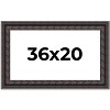 PosterPalooza | 3.5" Wide Ornate Black Picture Frame - UV Acrylic, Backing Board, Hanging Hardware Included - 2 of 4