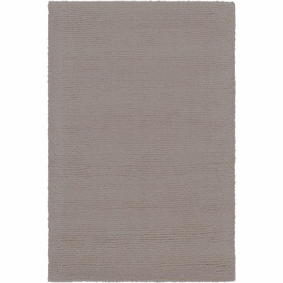 Hauteloom Brockton Solid Wool Gray Area Rug