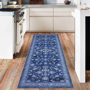 Vintage Washable Area Rugs for Living Room, Non-Slip Indoor Rugs for Dining Room, Bedroom and Office. - 1 of 4