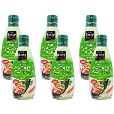 S & B Wasabi Sauce - 6 pack, 5.3 fo