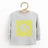 The Juniper Shop SmileyWorld Checkered Lightning Distressed Toddler Long Sleeve Tee - 3 of 4